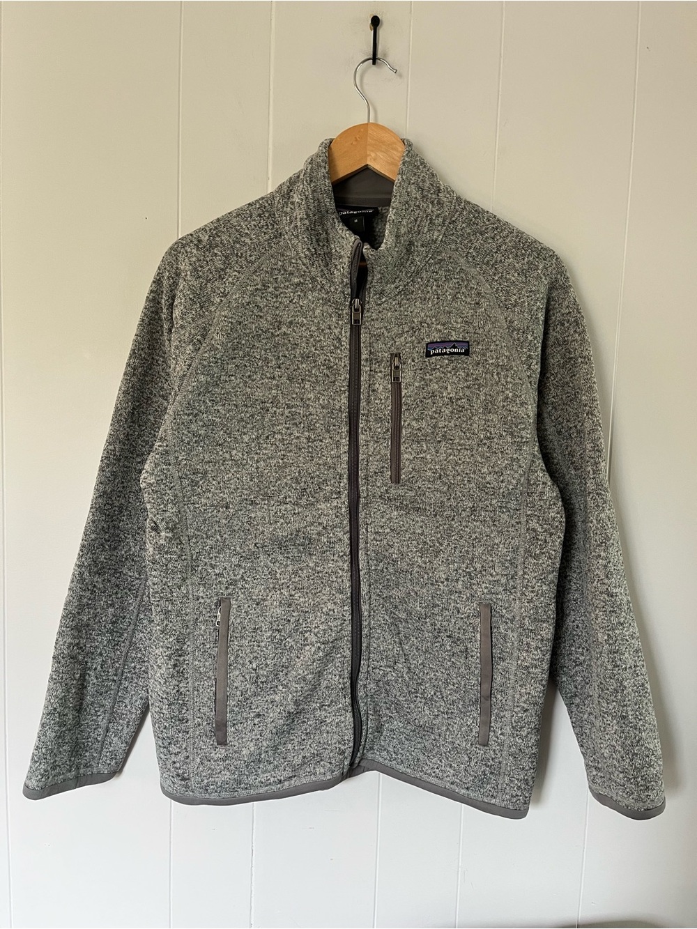 Patagonia Better Sweater Jacket Zip Fleece Grey 25528 Stonewash